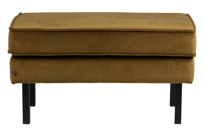 Lissbon Fotskammel Fløyel - Honninggul - Møbler - Stoler & lenestoler - Krakk - Fotskammel