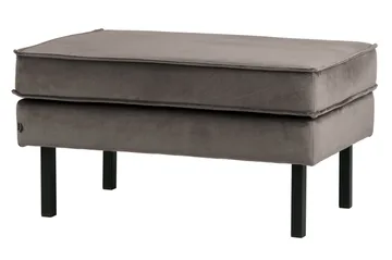 Lissbon Fotskammel Fløyel - Taupe - Møbler - Stoler & lenestoler - Krakk - Fotskammel