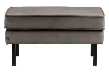 Lissbon Fotskammel Fløyel - Taupe - Møbler - Stoler & lenestoler - Krakk - Fotskammel