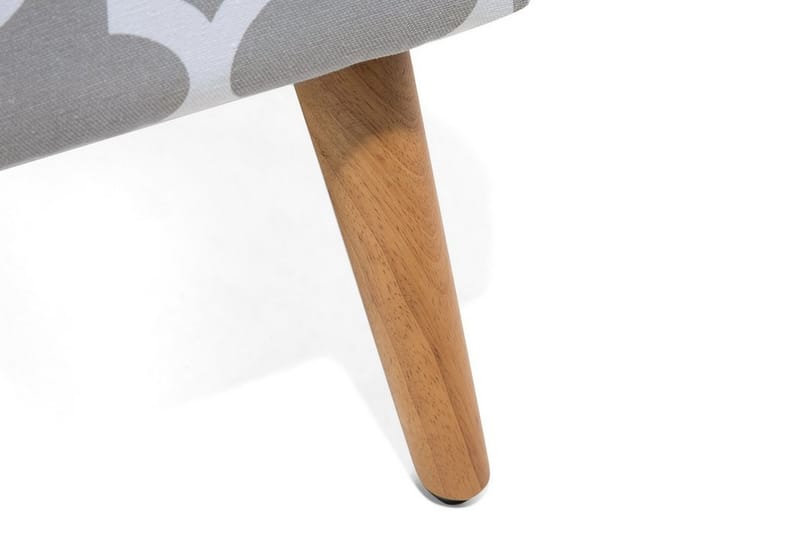 MANTEO Fotskammel 39 x 50 cm - Grå - Møbler - Stoler & lenestoler - Krakk - Fotskammel