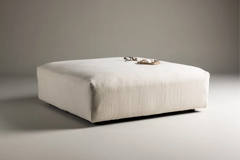 Mavi Fotskammelmodul - Beige - Møbler - Stoler & lenestoler - Krakk - Fotskammel