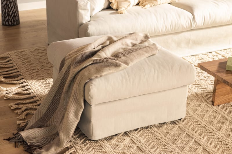 Menard Fotskammel - Beige - Møbler - Stoler & lenestoler - Krakk - Fotskammel