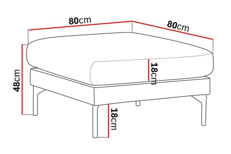 Menard Fotskammel - Grønn - Møbler - Stoler & lenestoler - Krakk - Fotskammel
