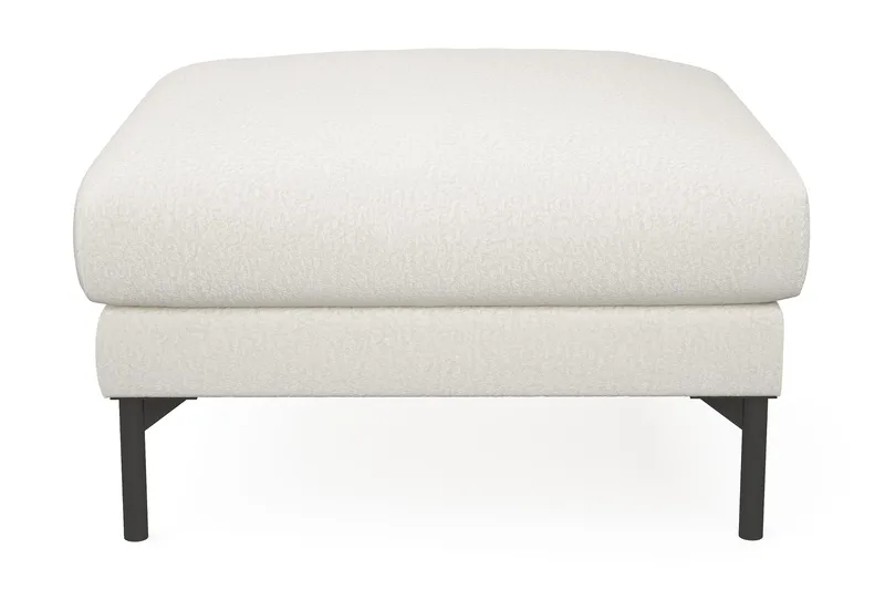 Menard Fotskammel - Hvit Bouclé - Møbler - Stoler & lenestoler - Krakk - Fotskammel