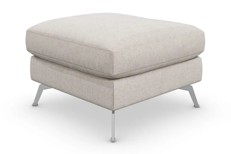 Ocean Lyx Fotskammel - Beige - Møbler - Stoler & lenestoler - Krakk - Fotskammel