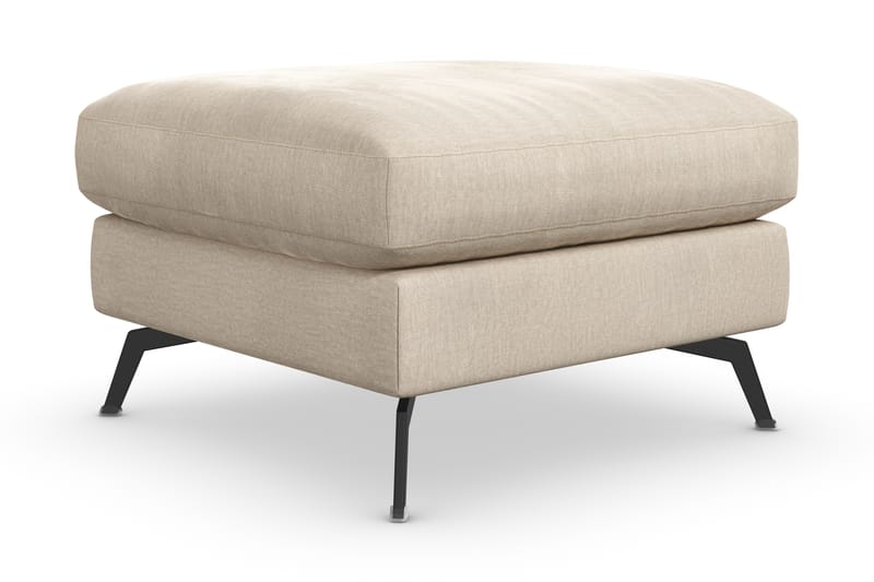 Ocean Lyx Fotskammel - Beige/Fløyel - Møbler - Stoler & lenestoler - Krakk - Fotskammel