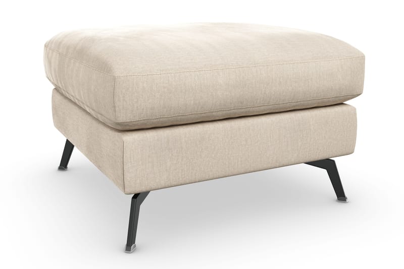 Ocean Lyx Fotskammel - Beige/Fløyel - Møbler - Stoler & lenestoler - Krakk - Fotskammel