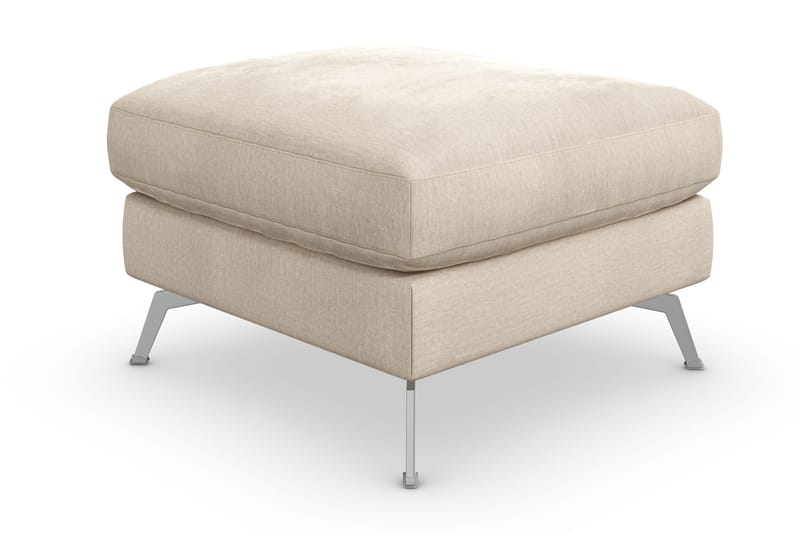 Ocean Lyx Fotskammel - Beige/Fløyel - Møbler - Stoler & lenestoler - Krakk - Fotskammel