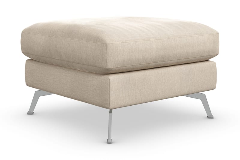 Ocean Lyx Fotskammel - Beige/Fløyel - Møbler - Stoler & lenestoler - Krakk - Fotskammel