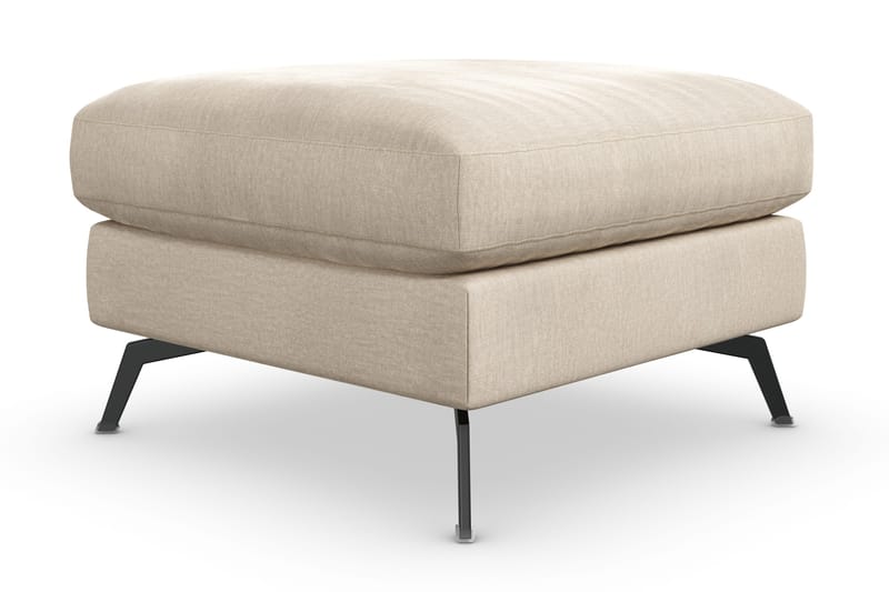Ocean Lyx Fotskammel - Beige/Fløyel - Møbler - Stoler & lenestoler - Krakk - Fotskammel