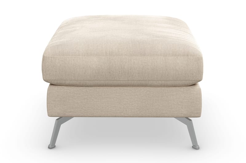 Ocean Lyx Fotskammel - Beige/Fløyel - Møbler - Stoler & lenestoler - Krakk - Fotskammel