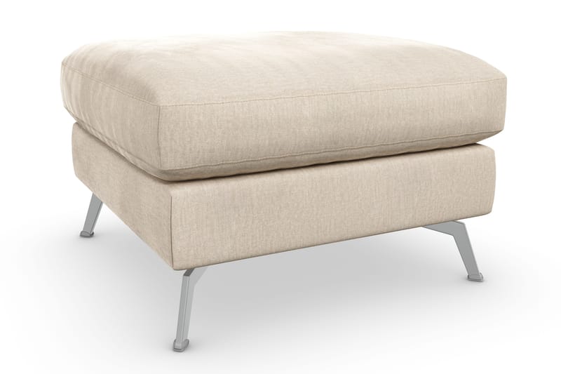 Ocean Lyx Fotskammel - Beige/Fløyel - Møbler - Stoler & lenestoler - Krakk - Fotskammel