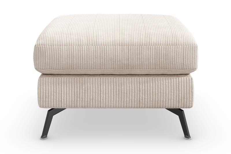 Ocean Lyx Fotskammel - Beige/Svart - Møbler - Stoler & lenestoler - Krakk - Fotskammel
