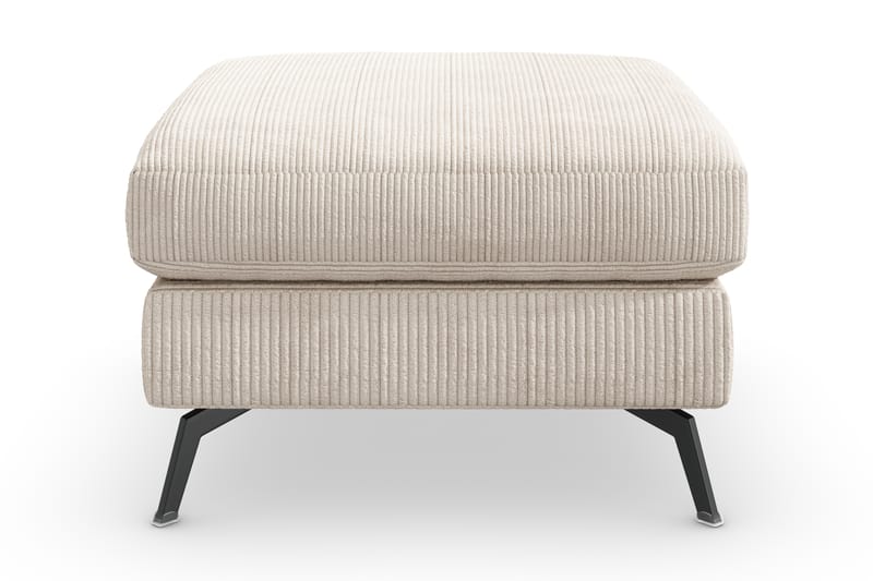 Ocean Lyx Fotskammel - Beige/Svart - Møbler - Stoler & lenestoler - Krakk - Fotskammel