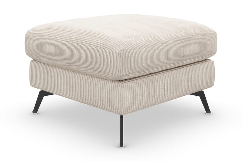 Ocean Lyx Fotskammel - Beige/Svart - Møbler - Stoler & lenestoler - Krakk - Fotskammel