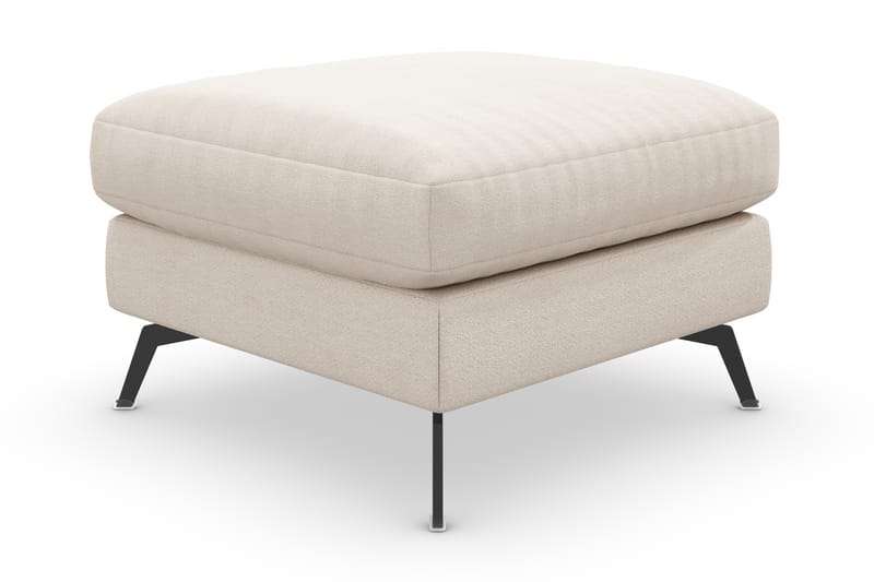 Ocean Lyx Fotskammel - Beige/Svart - Møbler - Stoler & lenestoler - Krakk - Fotskammel