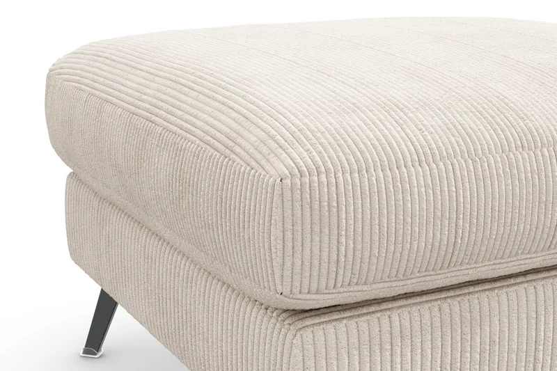 Ocean Lyx Fotskammel - Beige/Svart - Møbler - Stoler & lenestoler - Krakk - Fotskammel