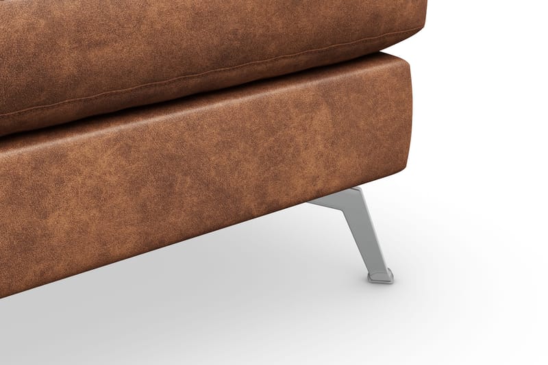 Ocean Lyx Fotskammel - Brun/Lær - Møbler - Stoler & lenestoler - Krakk - Fotskammel