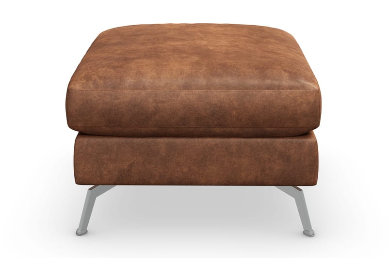 Ocean Lyx Fotskammel - Brun/Lær - Møbler - Stoler & lenestoler - Krakk - Fotskammel