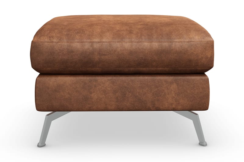Ocean Lyx Fotskammel - Brun/Lær - Møbler - Stoler & lenestoler - Krakk - Fotskammel