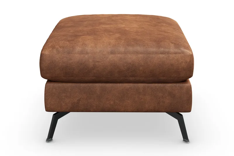 Ocean Lyx Fotskammel - Brun/Lær - Møbler - Stoler & lenestoler - Krakk - Fotskammel
