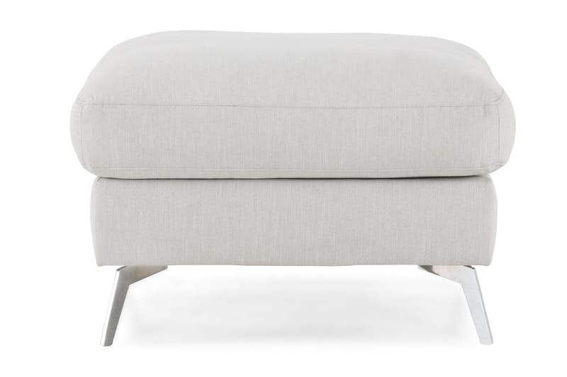 Ocean Lyx Fotskammel - Linbeige/Kromben - Møbler - Stoler & lenestoler - Krakk - Fotskammel