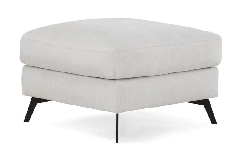 Ocean Lyx Fotskammel - Linbeige/Svarte Ben - Møbler - Stoler & lenestoler - Krakk - Fotskammel