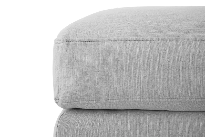 Ocean Lyx Fotskammel - Lingrå Svarte Ben - Møbler - Stoler & lenestoler - Krakk - Fotskammel