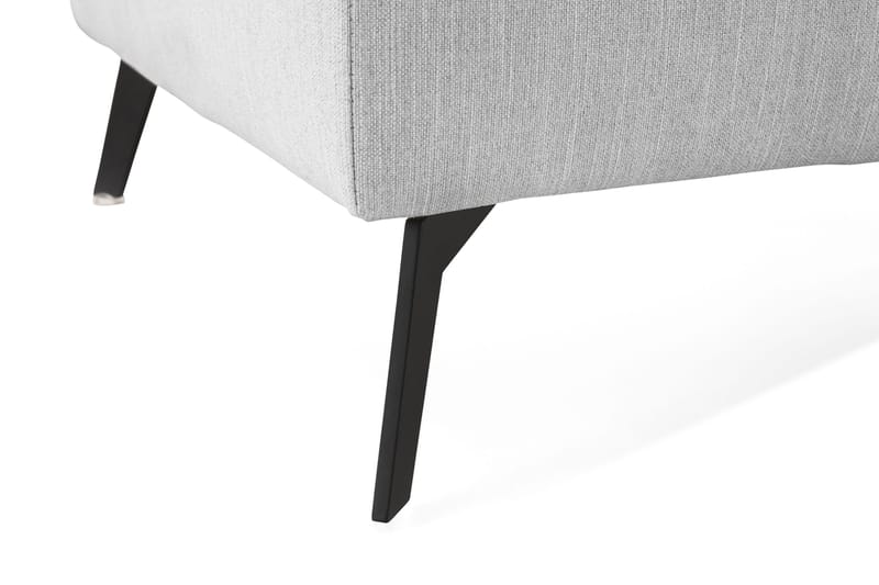 Ocean Lyx Fotskammel - Lingrå Svarte Ben - Møbler - Stoler & lenestoler - Krakk - Fotskammel