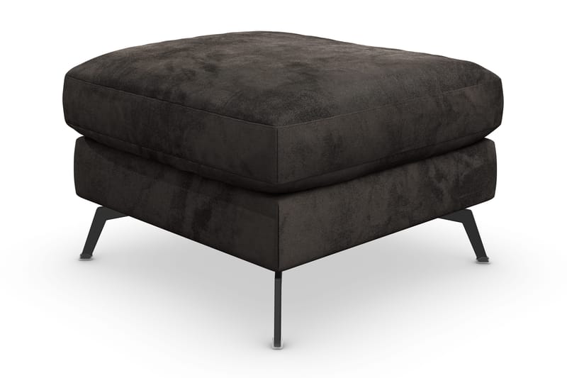 Ocean Lyx Fotskammel - Mørkegrå/Fløyel - Møbler - Stoler & lenestoler - Krakk - Fotskammel