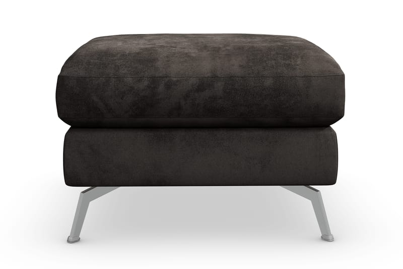 Ocean Lyx Fotskammel - Mørkegrå/Fløyel - Møbler - Stoler & lenestoler - Krakk - Fotskammel