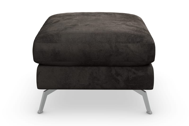 Ocean Lyx Fotskammel - Mørkegrå/Fløyel - Møbler - Stoler & lenestoler - Krakk - Fotskammel