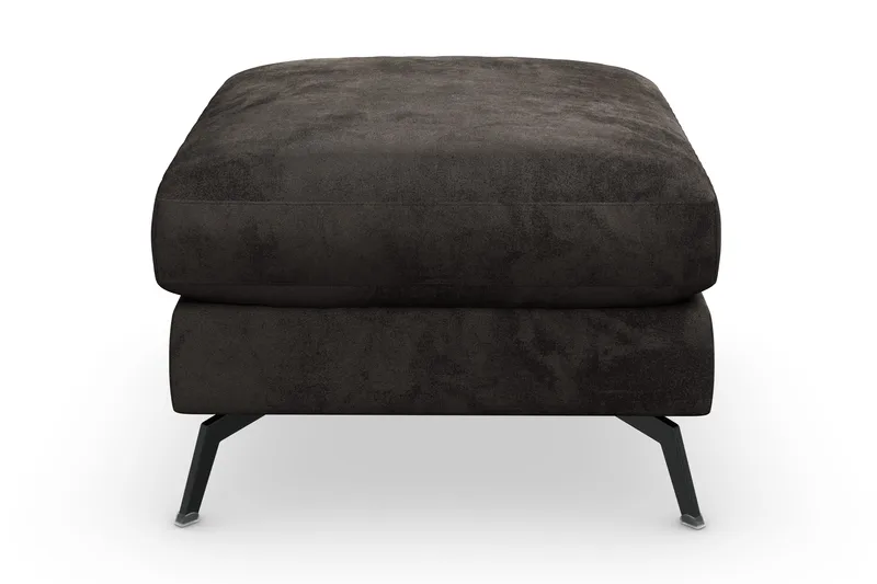 Ocean Lyx Fotskammel - Mørkegrå/Fløyel - Møbler - Stoler & lenestoler - Krakk - Fotskammel