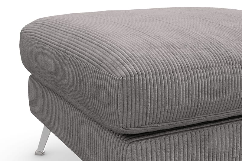 Ocean Lyx Fotskammel - Mørkegrå/Krom - Møbler - Stoler & lenestoler - Krakk - Fotskammel