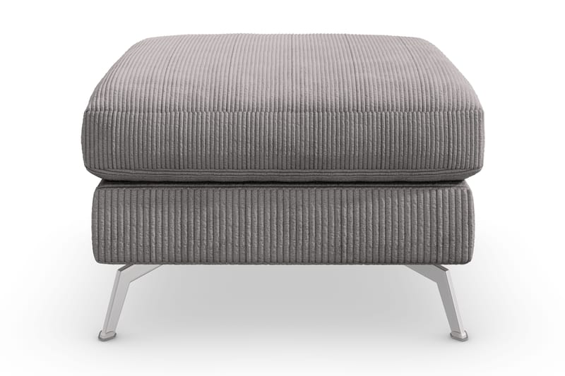 Ocean Lyx Fotskammel - Mørkegrå/Krom - Møbler - Stoler & lenestoler - Krakk - Fotskammel