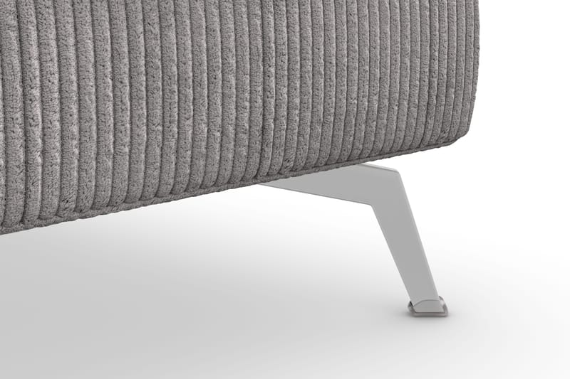 Ocean Lyx Fotskammel - Mørkegrå/Krom - Møbler - Stoler & lenestoler - Krakk - Fotskammel