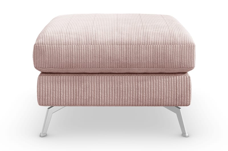 Ocean Lyx Fotskammel - Rosa/Krom - Møbler - Stoler & lenestoler - Krakk - Fotskammel
