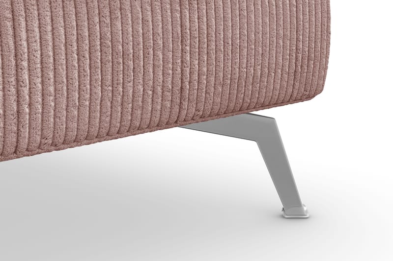 Ocean Lyx Fotskammel - Rosa/Krom - Møbler - Stoler & lenestoler - Krakk - Fotskammel