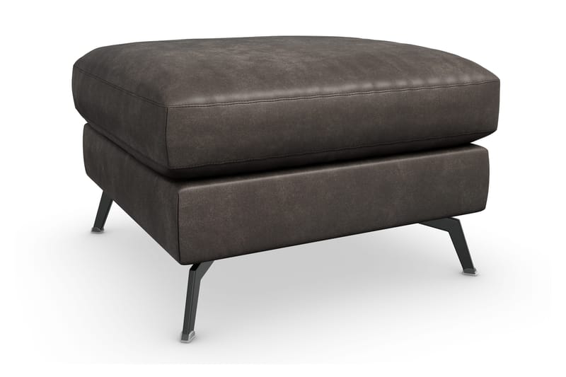 Ocean Lyx Fotskammel - Svart/Lær - Møbler - Stoler & lenestoler - Krakk - Fotskammel