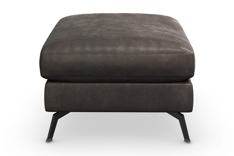 Ocean Lyx Fotskammel - Svart/Lær - Møbler - Stoler & lenestoler - Krakk - Fotskammel