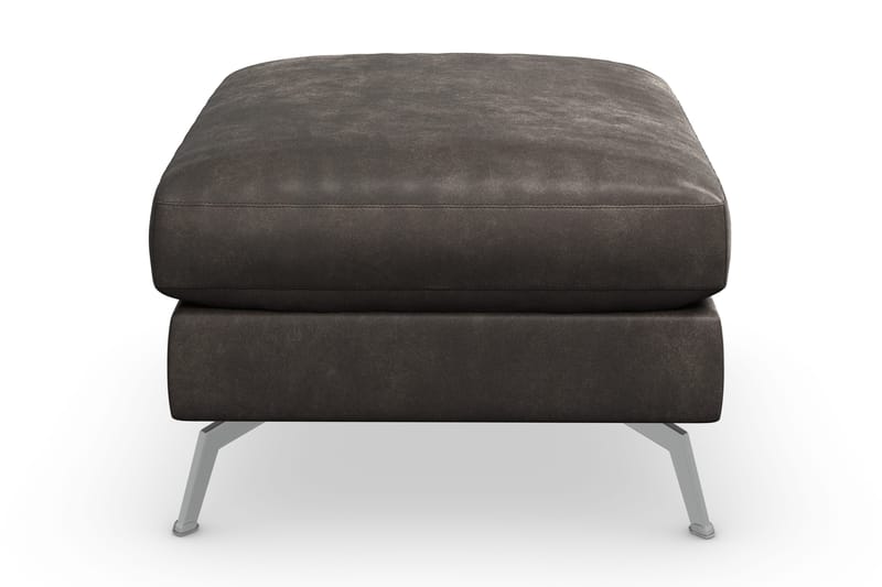 Ocean Lyx Fotskammel - Svart/Lær - Møbler - Stoler & lenestoler - Krakk - Fotskammel