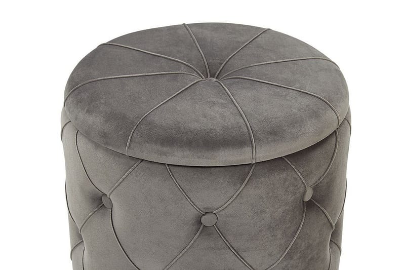 Olingskog Fotskammel med Oppbevaring 2-pk - Grå - Møbler - Stoler & lenestoler - Krakk - Fotskammel - Fotskammel med oppbevaring