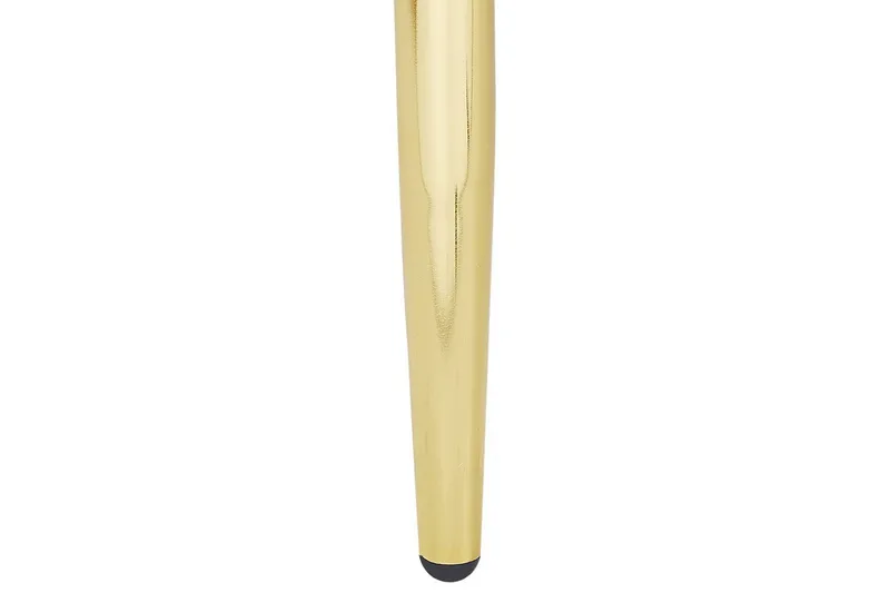 Oppbevaringsbenk Durham Hvitt/gull - Hvitt/gull - Møbler - Stoler & lenestoler - Krakk - Fotskammel - Sovbar fotskammel