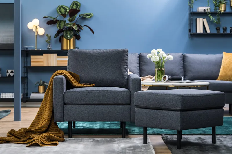 Peppe Fotskammel - Mørkegrå - Møbler - Stoler & lenestoler - Krakk - Fotskammel