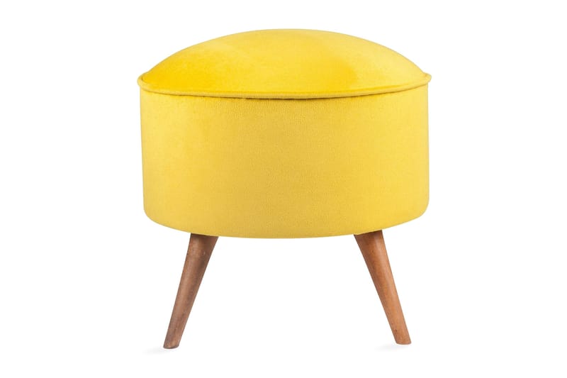 Phyllisann Fotskammel - Gul - Møbler - Stoler & lenestoler - Krakk - Fotskammel