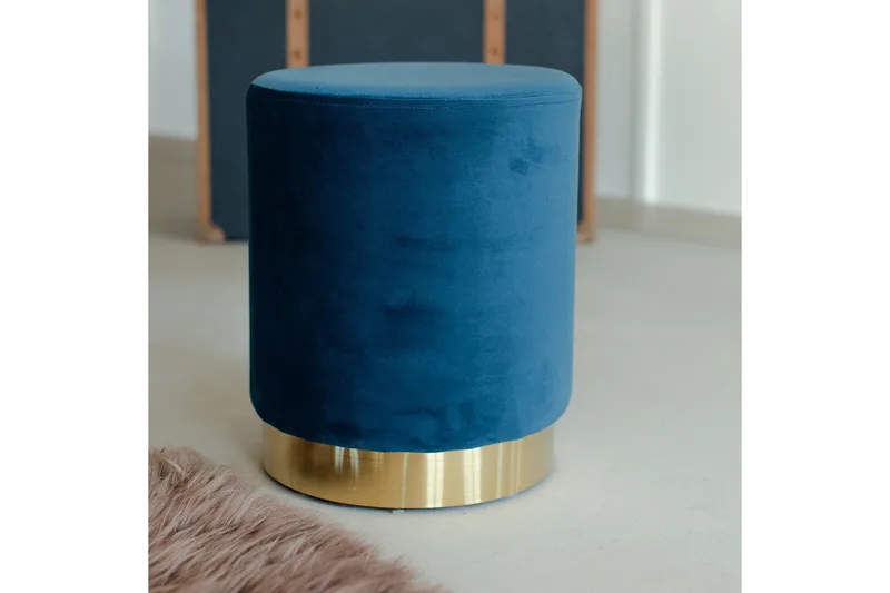 Puff La Perla - Blå - Møbler - Stoler & lenestoler - Krakk - Fotskammel