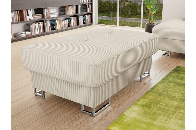 Reginia Fotpall 67 cm - Beige - Møbler - Stoler & lenestoler - Krakk - Fotskammel