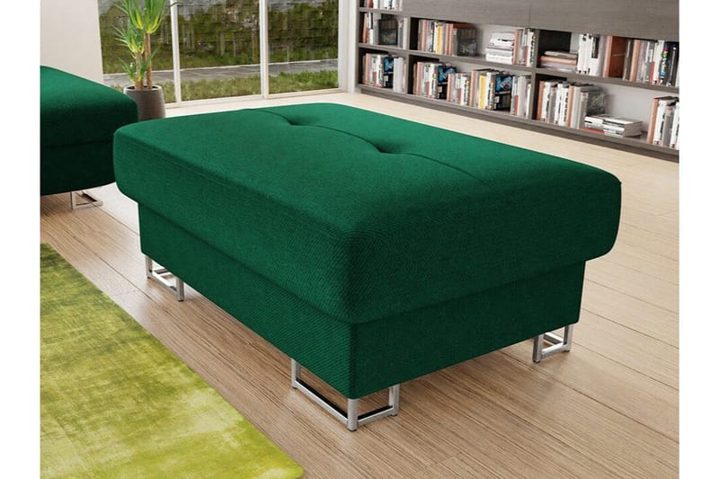 Reginia Fotpall 67 cm Dark green - Møbler - Stoler & lenestoler - Krakk - Fotskammel