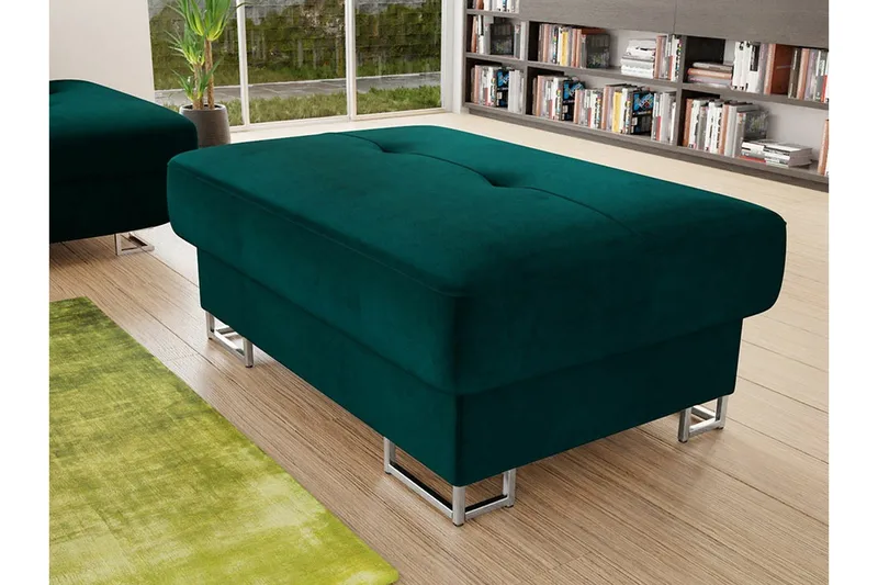 Reginia Fotpall 67 cm Green - Møbler - Stoler & lenestoler - Krakk - Fotskammel