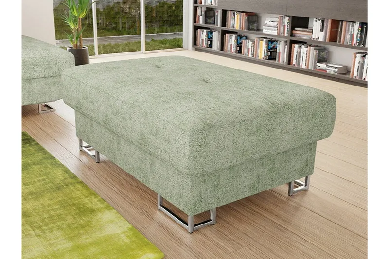 Reginia Fotpall 67 cm Light green/Green/Mint - Møbler - Stoler & lenestoler - Krakk - Fotskammel